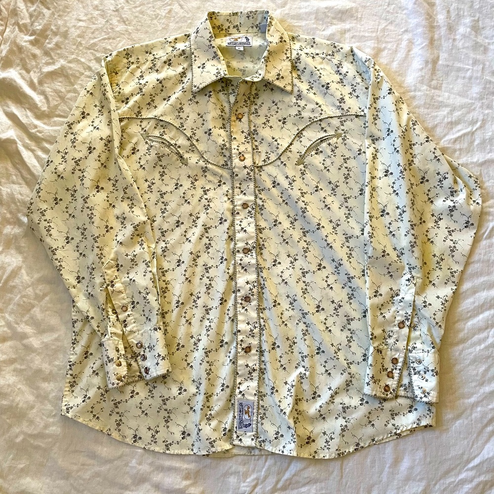 Men’s Panhandle Slim retro Western shirt, XL.
